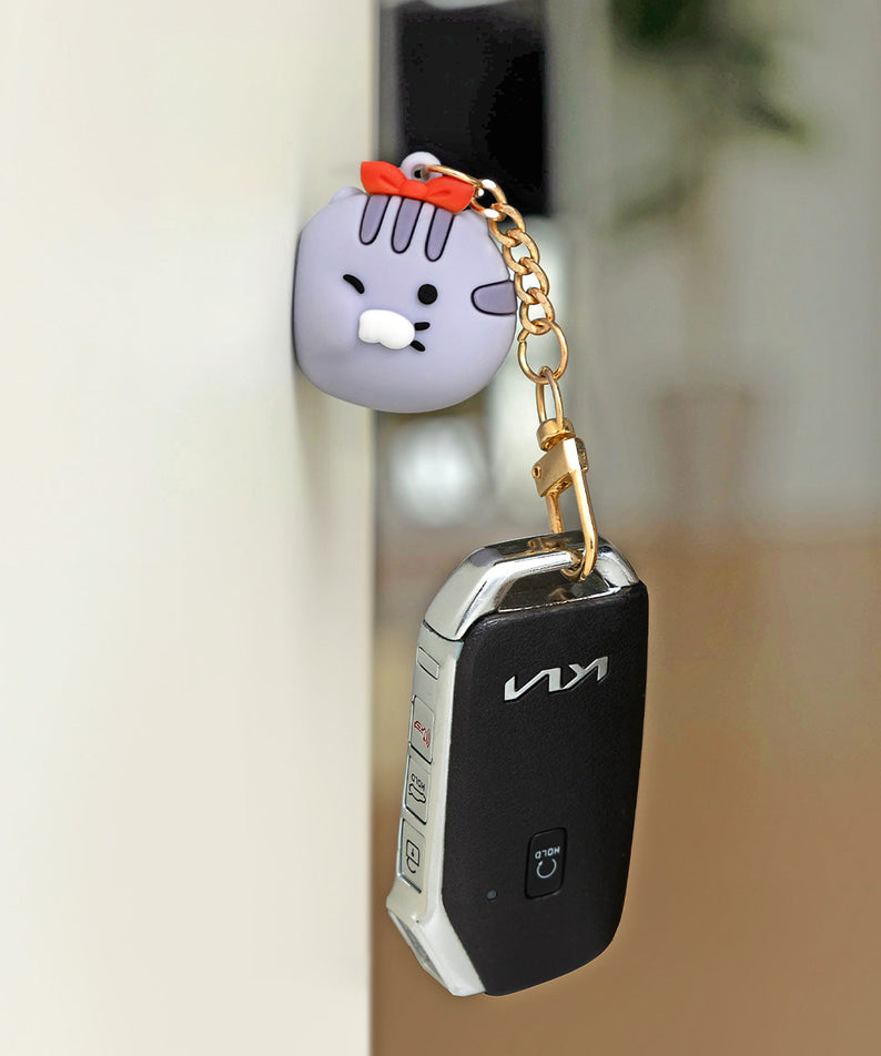 Chunsik Figurine Magnet Keychain Set - Korean kawaii Kakao Friends | Koolseoul