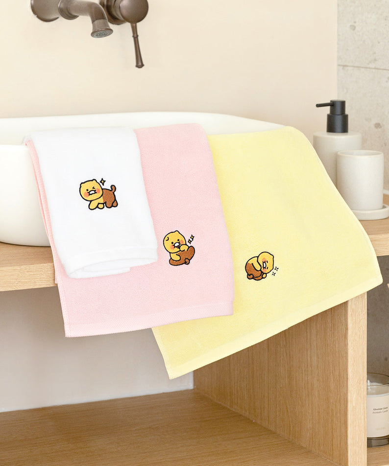 Chunsik Towel Set 3P Serviette - Korean kawaii Kakao Friends | Koolseoul