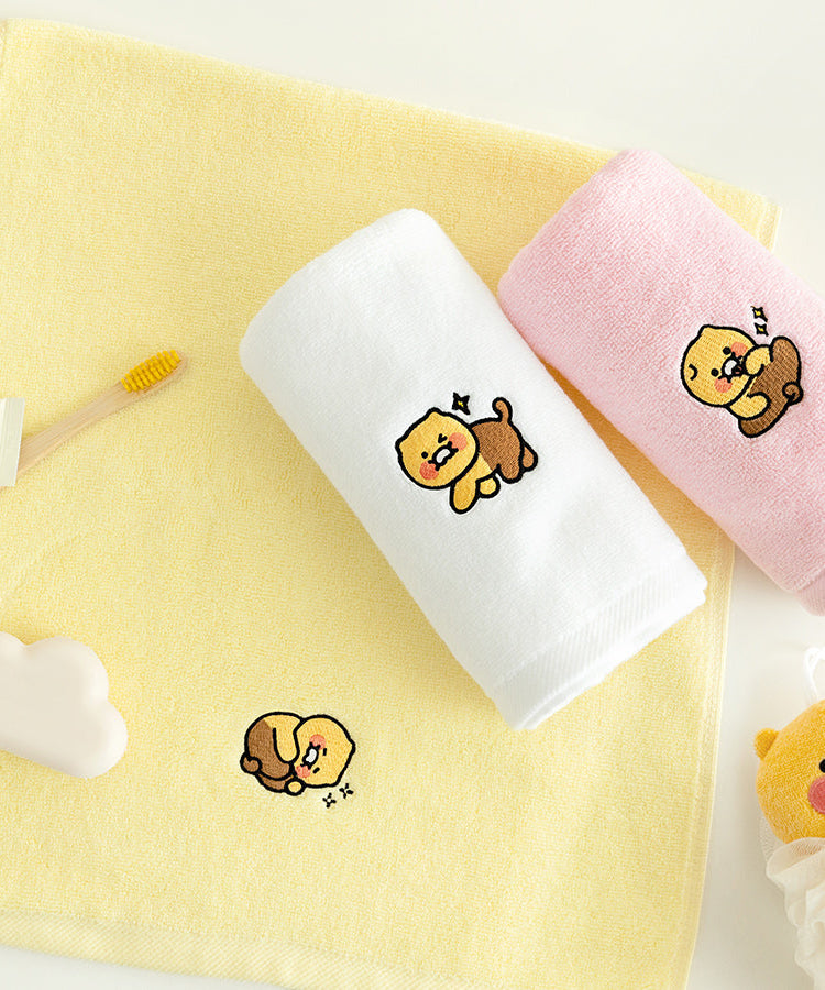Chunsik Towel Set 3P Serviette - Official Kakao Friends merchandise | Koolseoul
