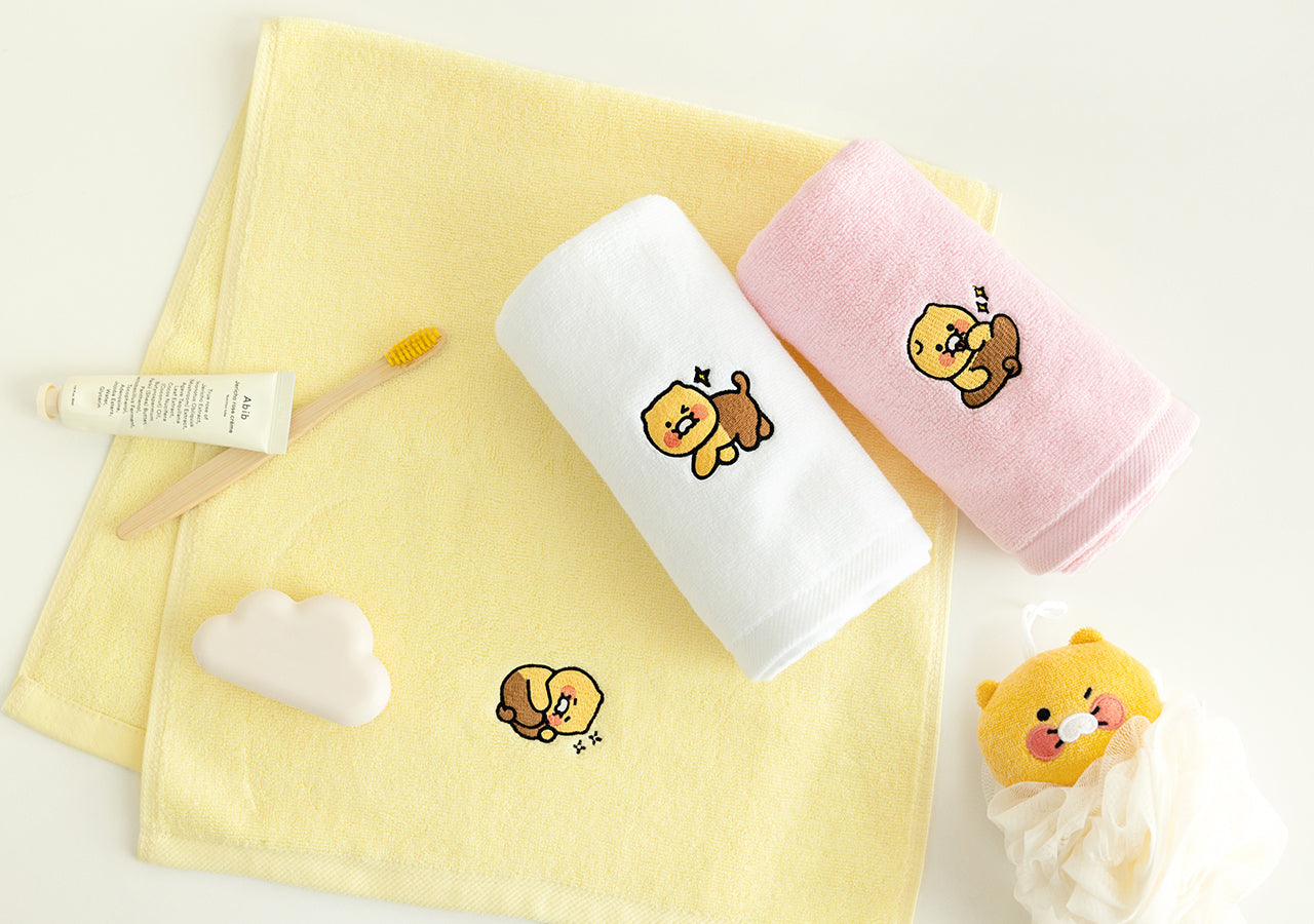 Chunsik Towel Set 3P Serviette - Official Kakao Friends merchandise | Koolseoul