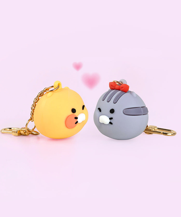 Chunsik Figurine Magnet Keychain Set - Official Kakao Friends merchandise | Koolseoul