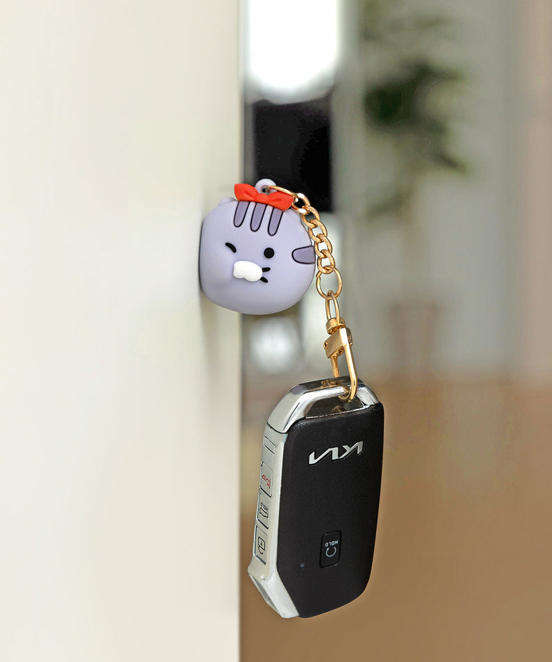 Chunsik Figurine Magnet Keychain Set - Official Kakao Friends merchandise | Koolseoul