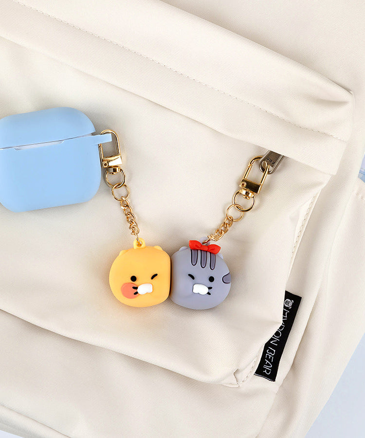 Chunsik Figurine Magnet Keychain Set - Official Kakao Friends merchandise | Koolseoul