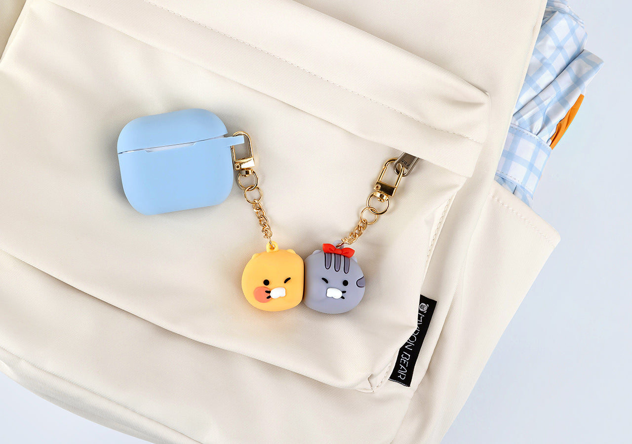 Chunsik Figurine Magnet Keychain Set - Official Kakao Friends merchandise | Koolseoul