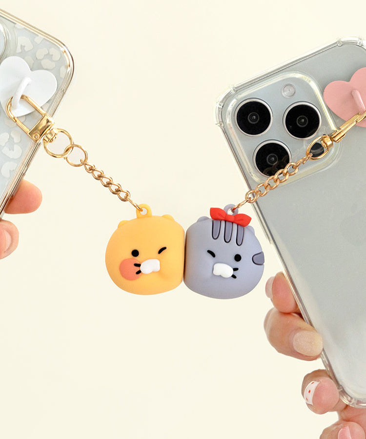 Chunsik Figurine Magnet Keychain Set - Official Kakao Friends merchandise | Koolseoul