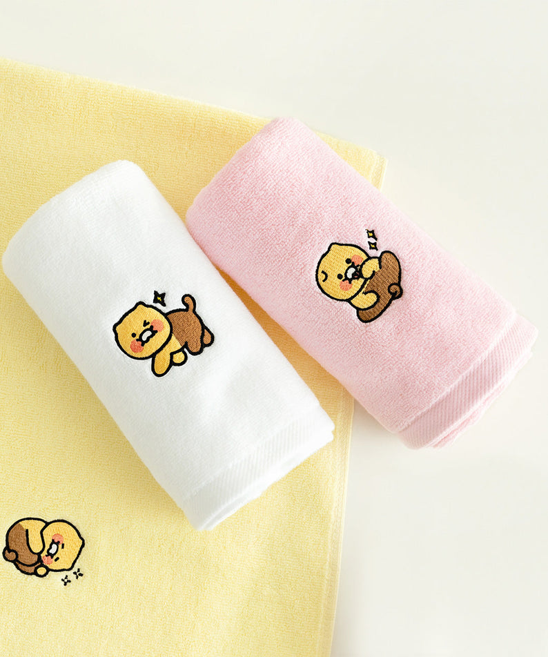 Chunsik Towel Set 3P Serviette - Authentic Kakao Friends from Korea | Koolseoul