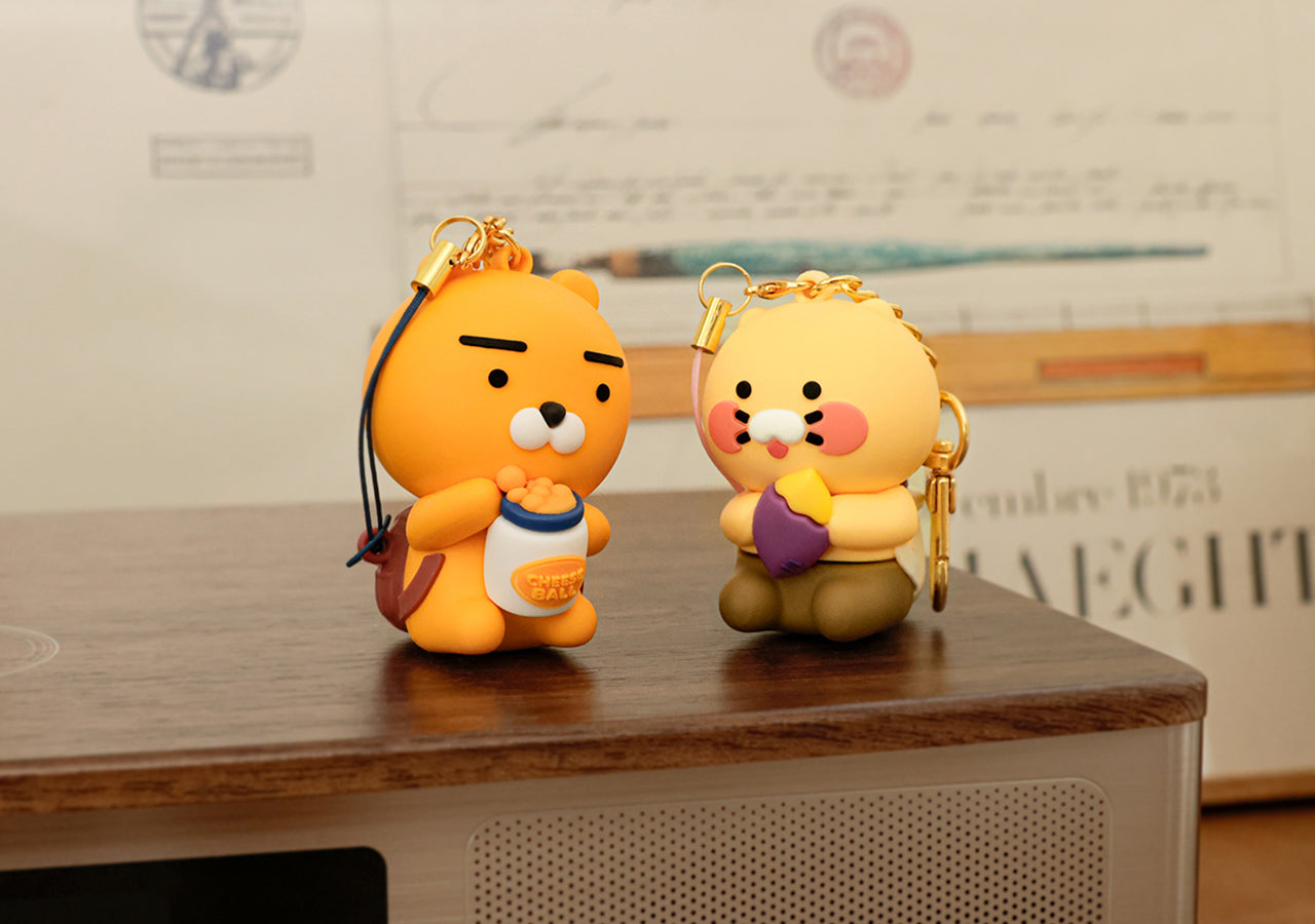 64GB USB Figurine Keychain Backpack Ryan - Authentic Kakao Friends from Korea | Koolseoul