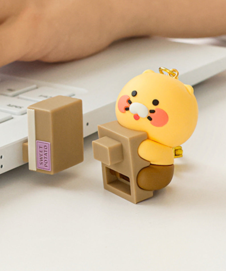 64GB USB Figurine Keychain Chunsik - Official Kakao Friends merchandise | Koolseoul