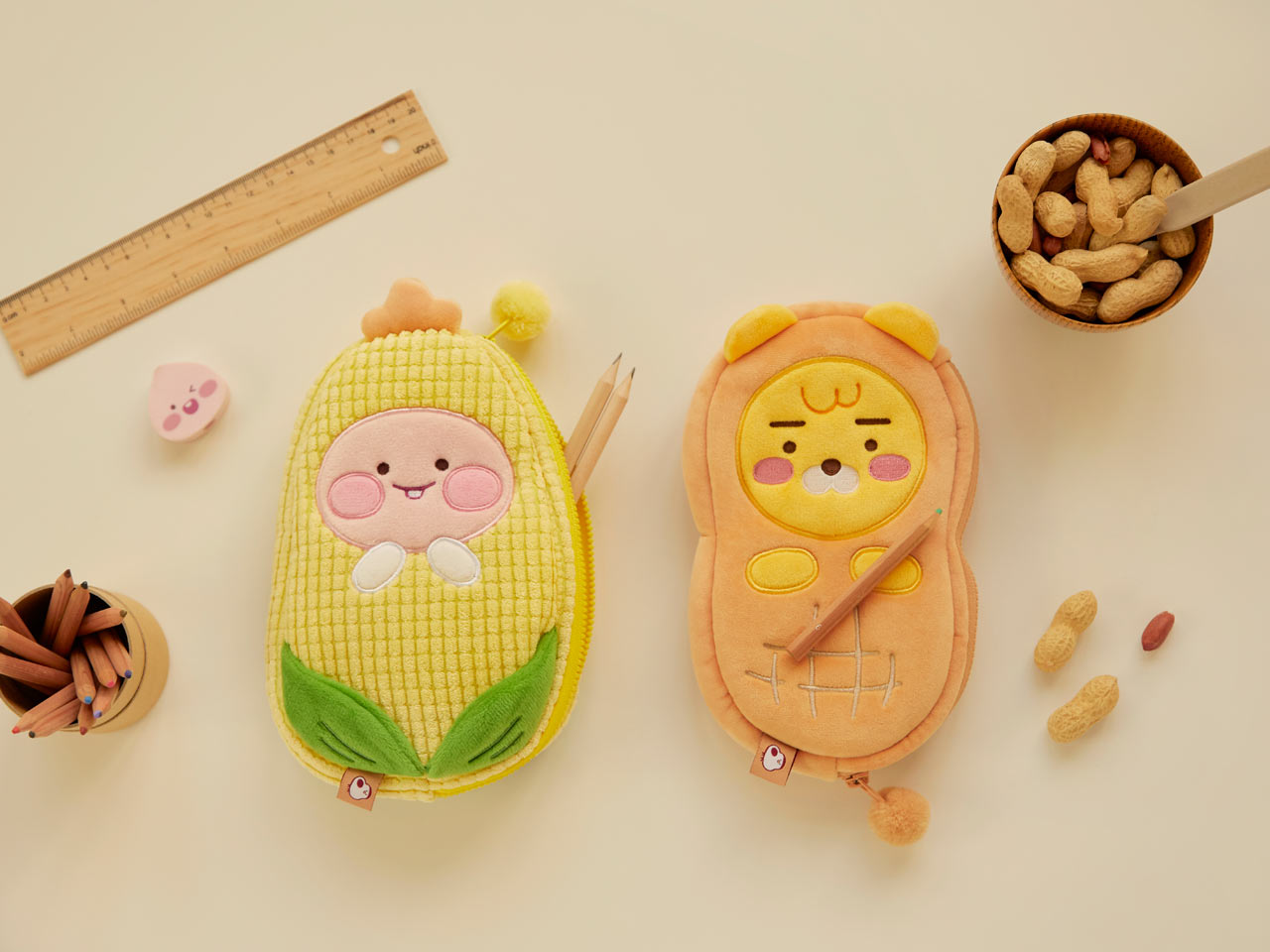 Pencil Case Little Ryan Stationery - Korean kawaii Kakao Friends | Koolseoul