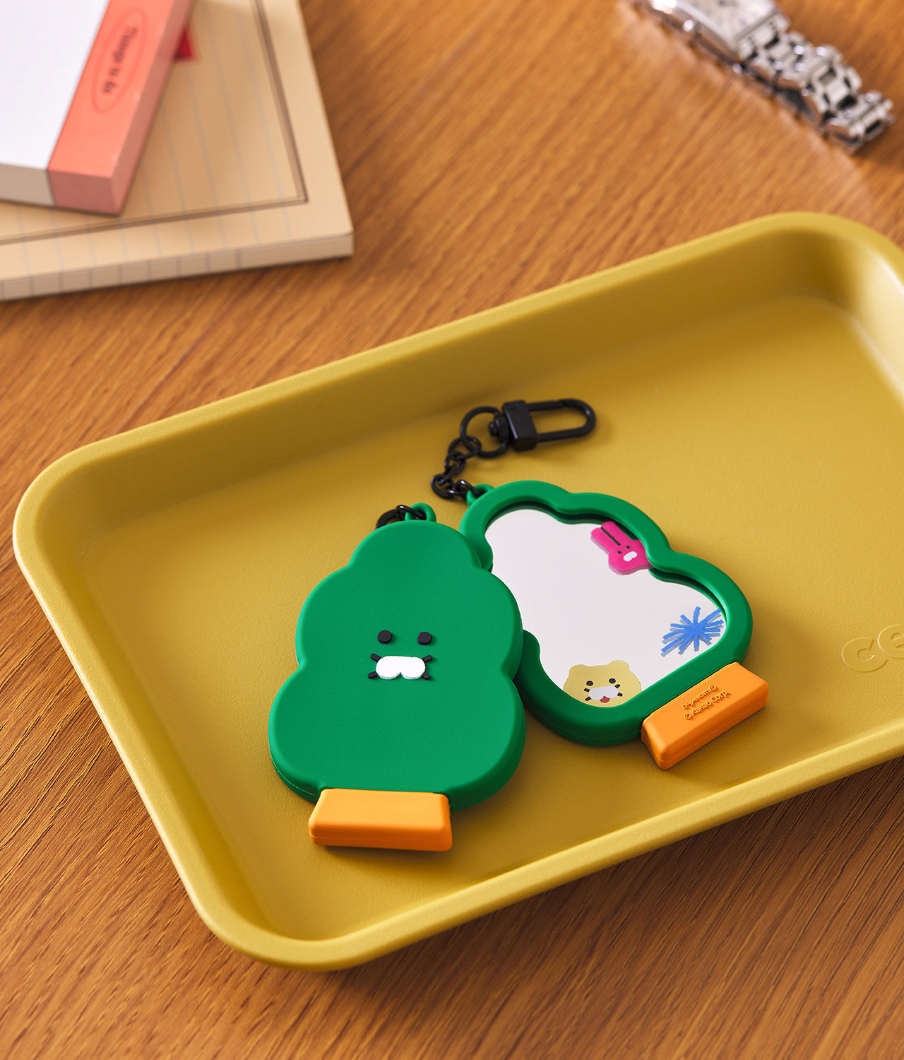 XFriends MiniMiroir Keychain Chunsik - Official Kakao Friends merchandise | Koolseoul