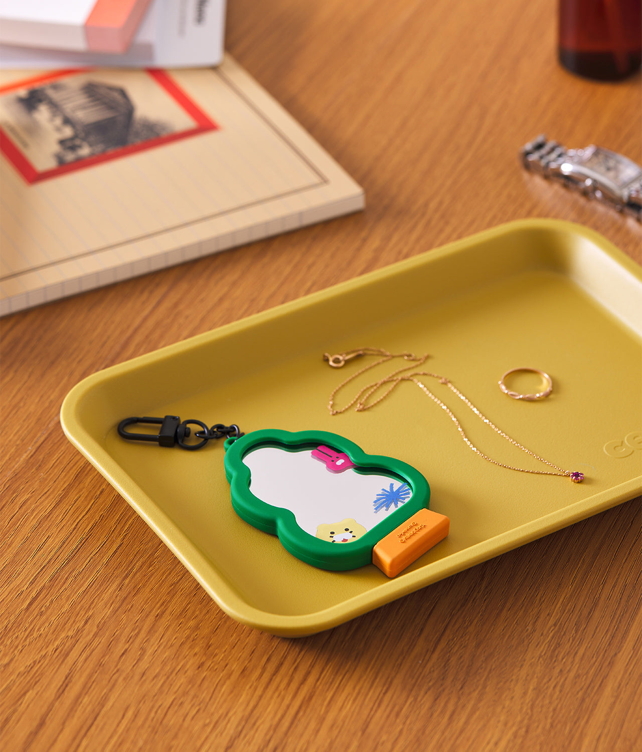 XFriends MiniMiroir Keychain Chunsik - Korean kawaii Kakao Friends | Koolseoul