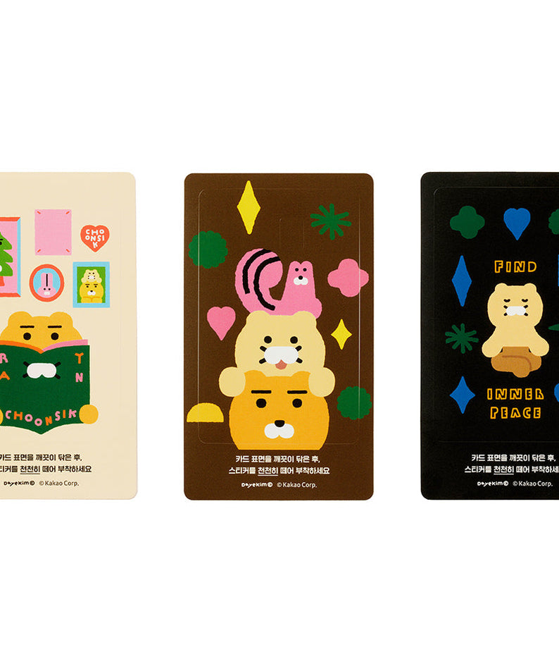 XFriends Card Sticker Set & - Korean kawaii Kakao Friends | Koolseoul