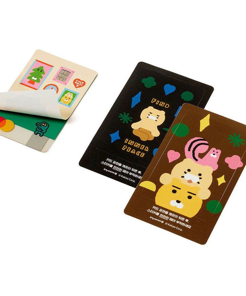 XFriends Card Sticker Set & - Official Kakao Friends merchandise | Koolseoul