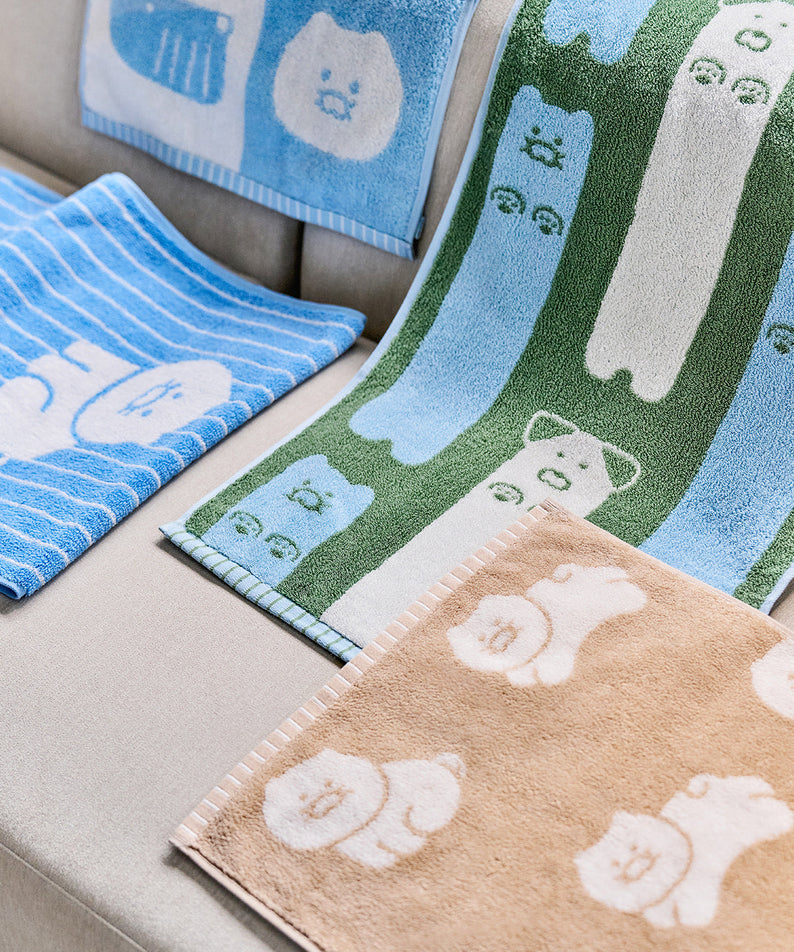 FRIENDAY 4P Set Chunsik Serviette - Korean kawaii Kakao Friends | Koolseoul