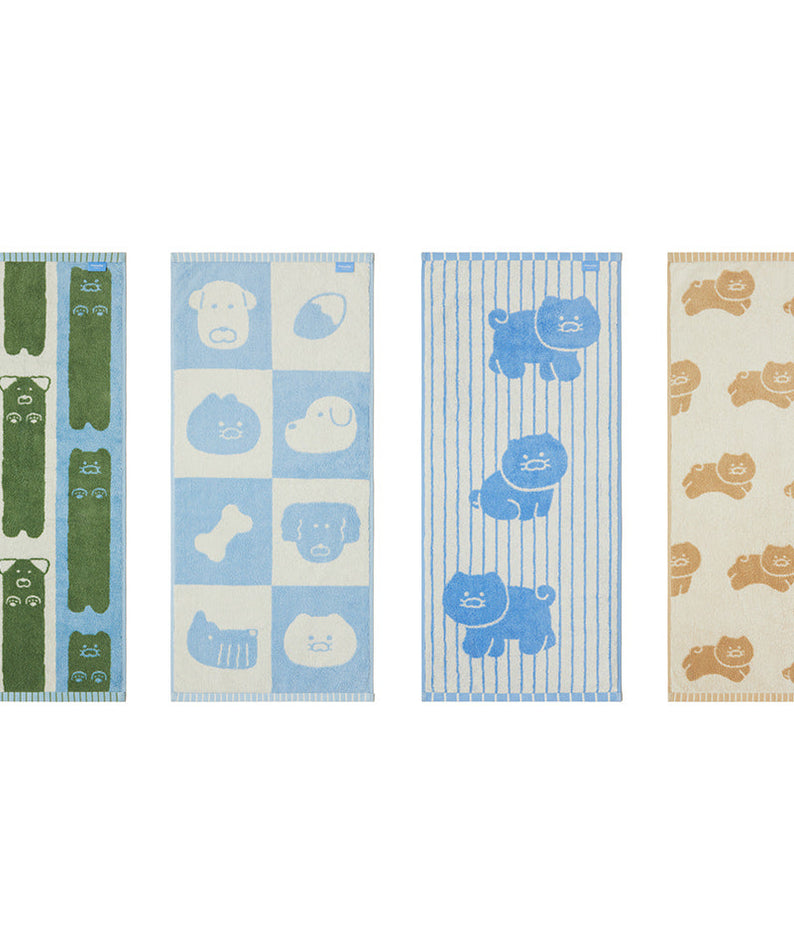 FRIENDAY 4P Set Chunsik Serviette - Korean kawaii Kakao Friends | Koolseoul