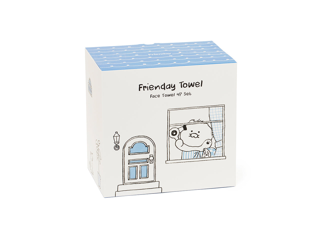 FRIENDAY 4P Set Chunsik Serviette - Official Kakao Friends merchandise | Koolseoul