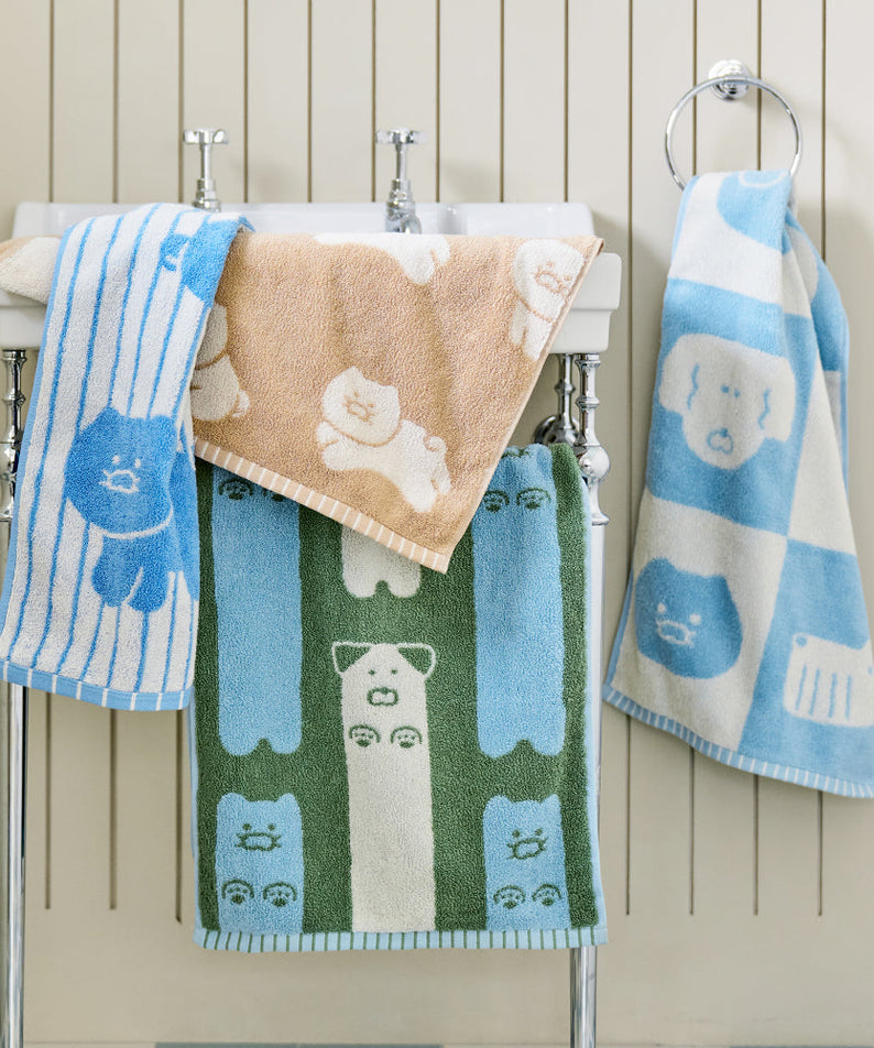 FRIENDAY 4P Set Chunsik Serviette - Authentic Kakao Friends from Korea | Koolseoul