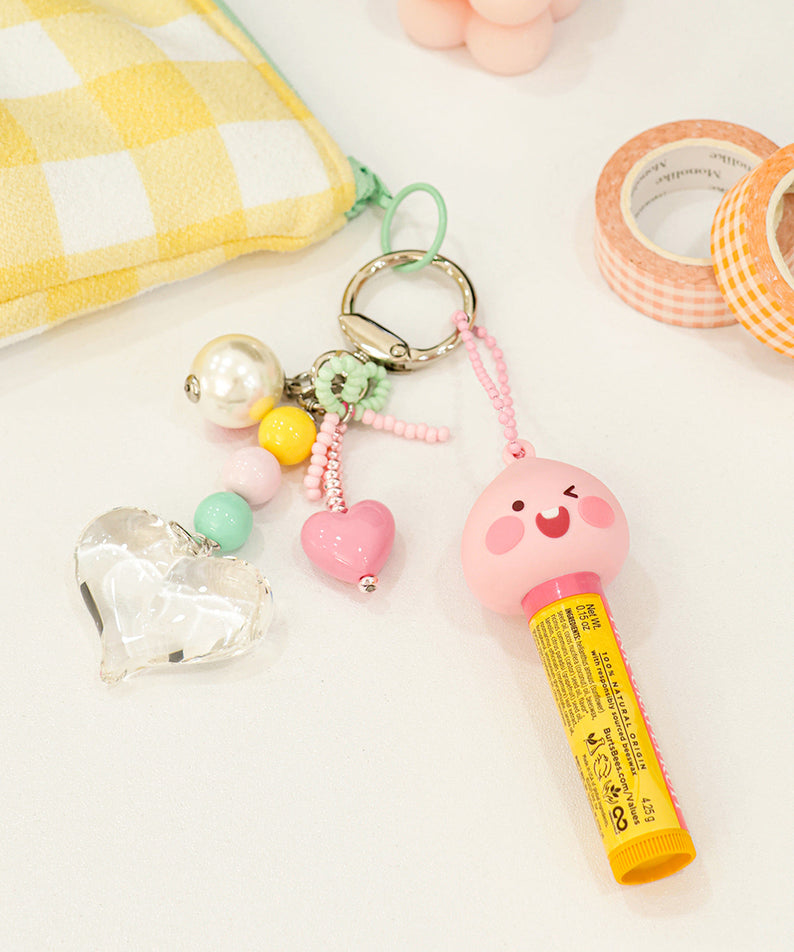 Baume Levres Keychain Apeach - Official Kakao Friends merchandise | Koolseoul
