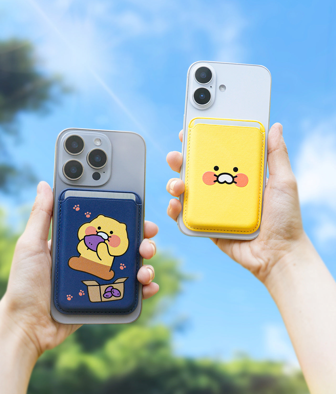 PU Porte-Cards Yellow Chunsik Wallet - Korean kawaii Kakao Friends | Koolseoul