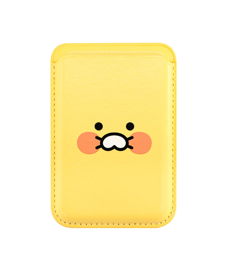 PU Porte-Cards Yellow Chunsik Wallet - Authentic Kakao Friends from Korea | Koolseoul