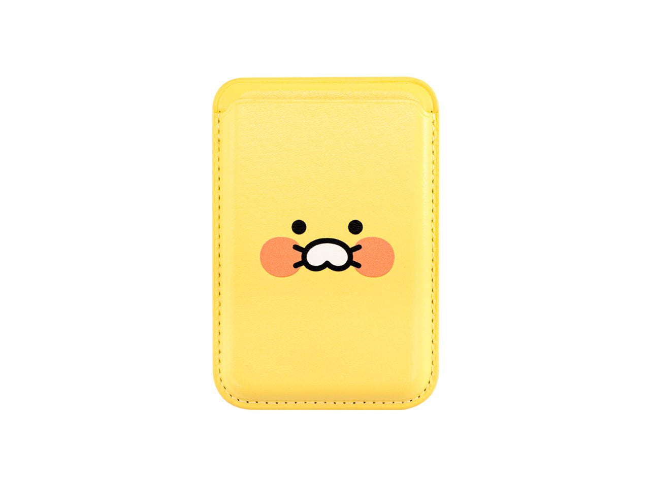 PU Porte-Cards Yellow Chunsik Wallet - Authentic Kakao Friends from Korea | Koolseoul