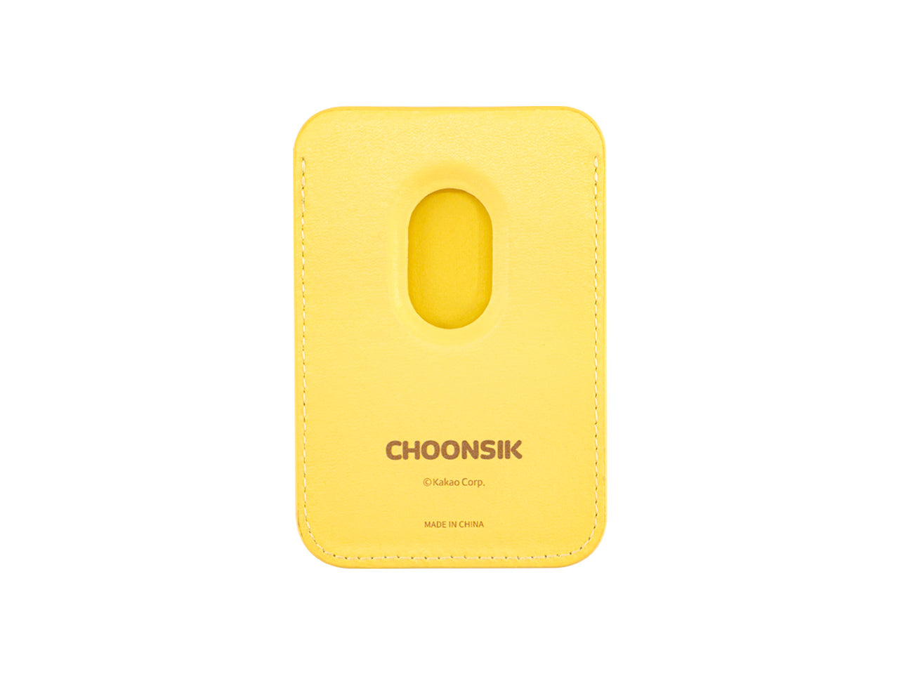 PU Porte-Cards Yellow Chunsik Wallet - Korean kawaii Kakao Friends | Koolseoul