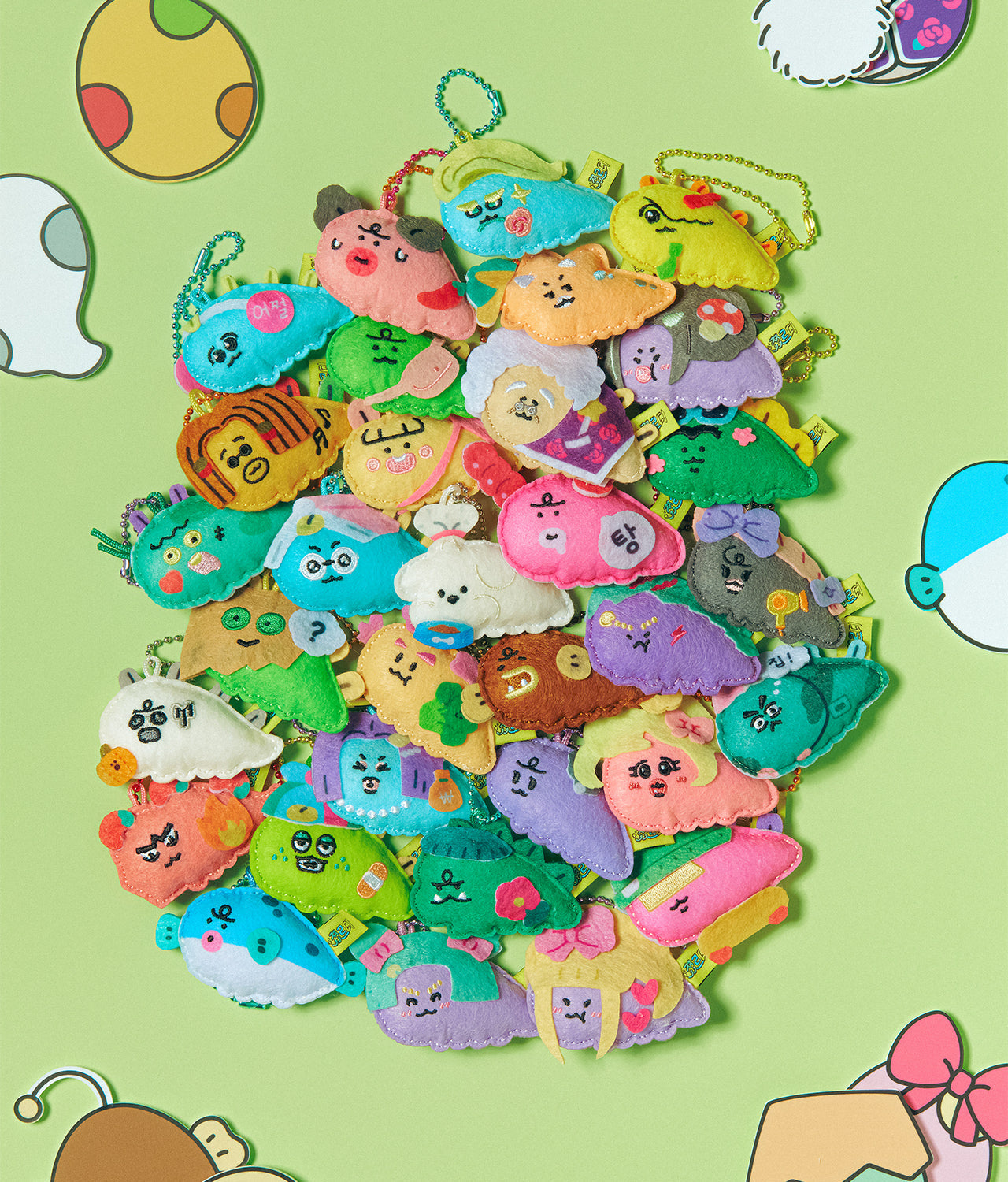 Keychain Plush - Official Kakao Friends merchandise | Koolseoul