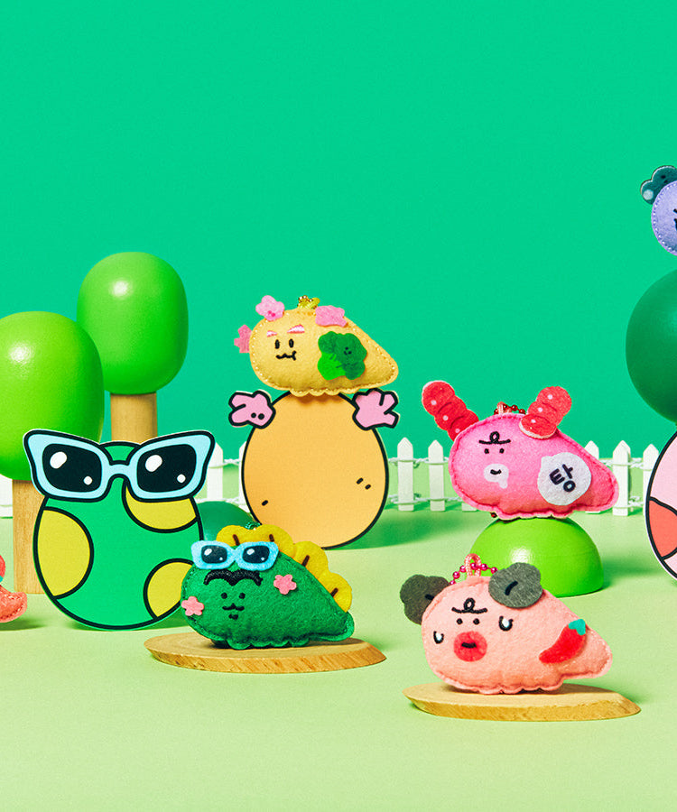 Keychain Plush - Korean kawaii Kakao Friends | Koolseoul