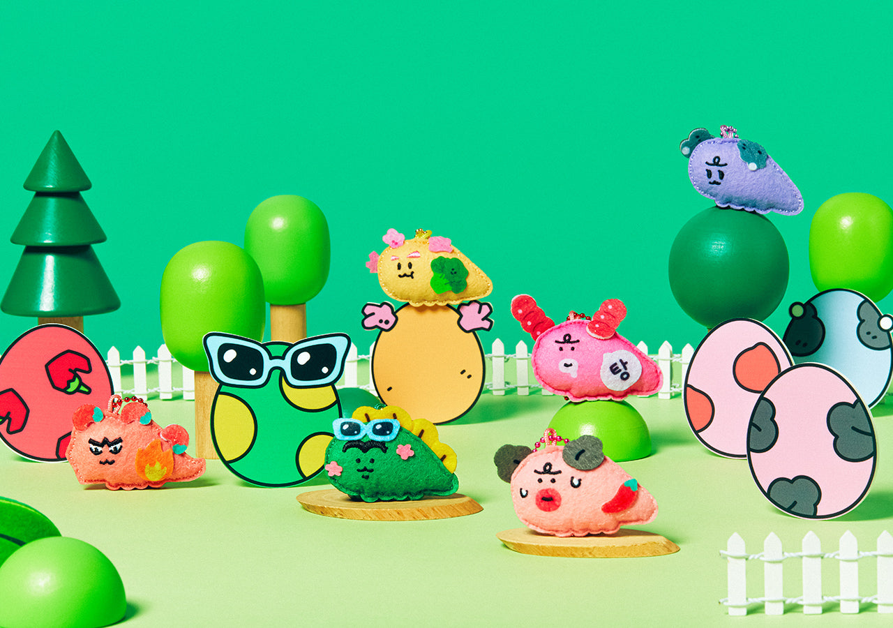 Keychain Plush - Korean kawaii Kakao Friends | Koolseoul
