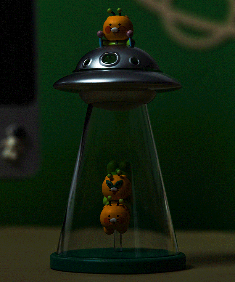 Figurine Lamp Chunsik - Authentic Kakao Friends from Korea | Koolseoul