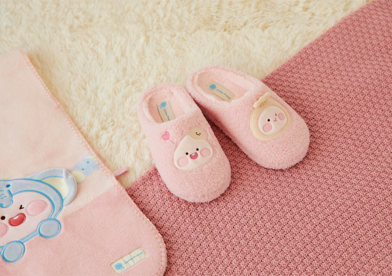 Friends Slippers Little Apeach - Korean kawaii Kakao Friends | Koolseoul