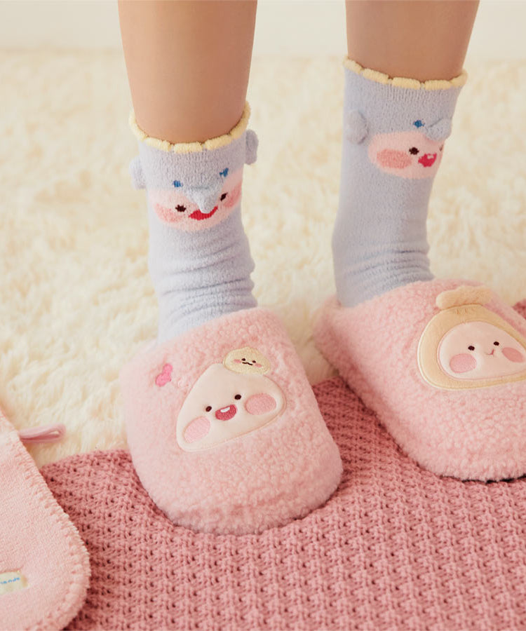 Friends Slippers Little Apeach - Official Kakao Friends merchandise | Koolseoul