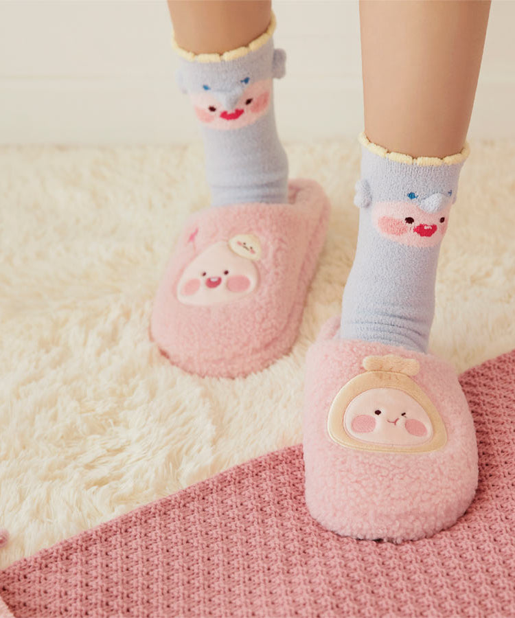 Friends Slippers Little Apeach - Korean kawaii Kakao Friends | Koolseoul