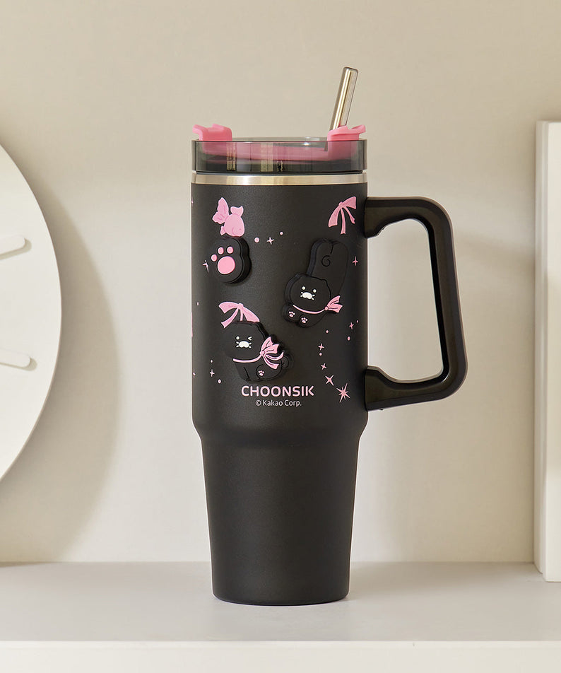 Black Magnet Tumbler - Authentic Kakao Friends from Korea | Koolseoul