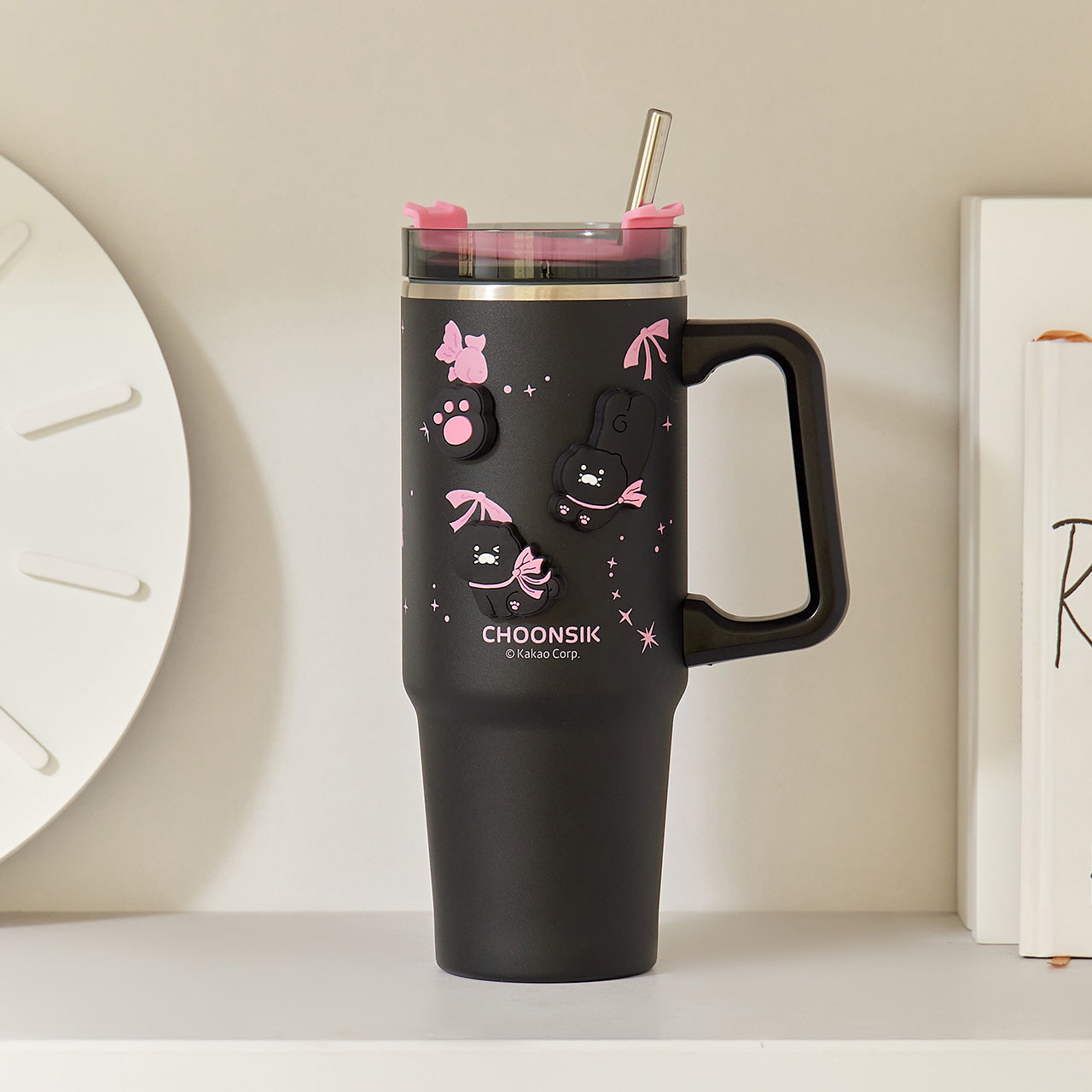 Black Magnet Tumbler - Authentic Kakao Friends from Korea | Koolseoul