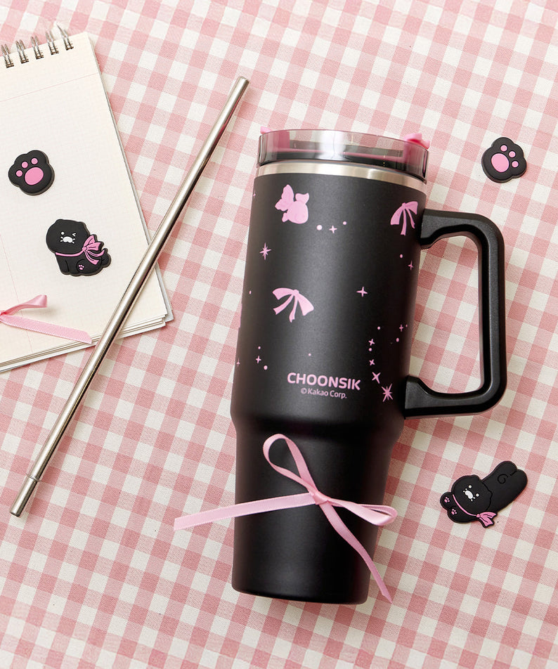 Black Magnet Tumbler - Korean kawaii Kakao Friends | Koolseoul