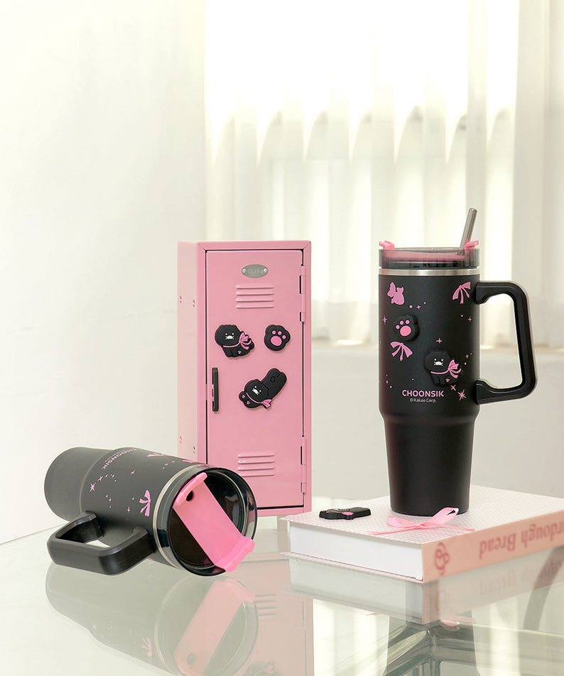Black Magnet Tumbler - Korean kawaii Kakao Friends | Koolseoul