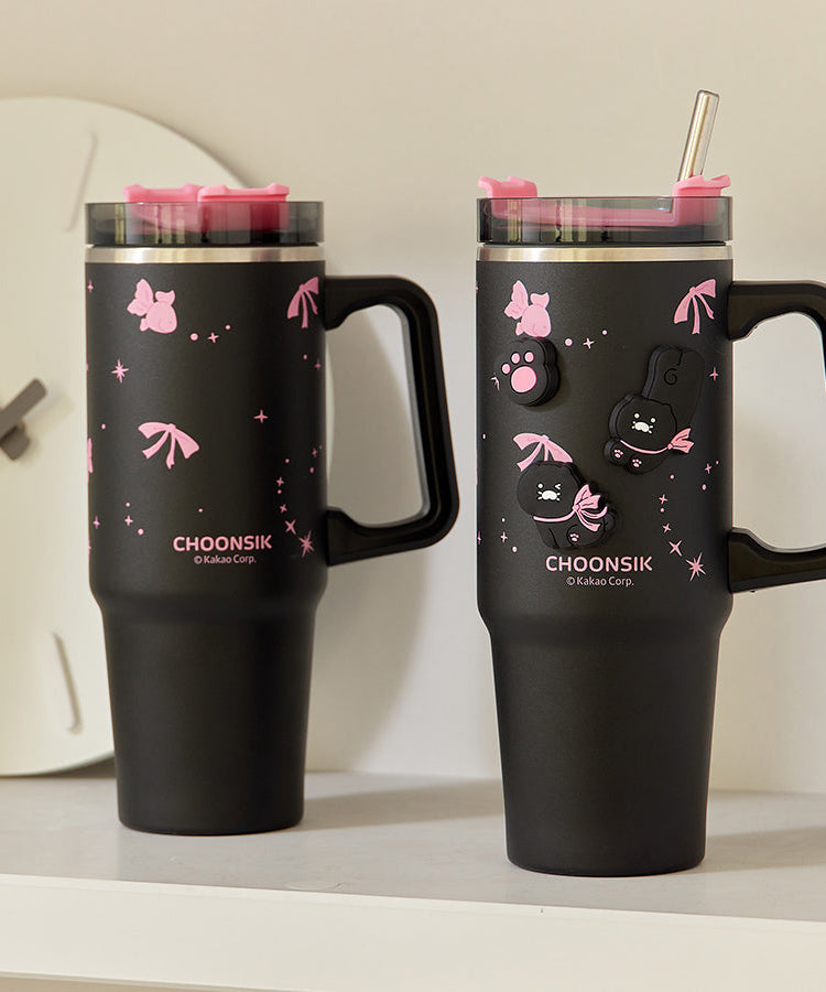 Black Magnet Tumbler - Authentic Kakao Friends from Korea | Koolseoul
