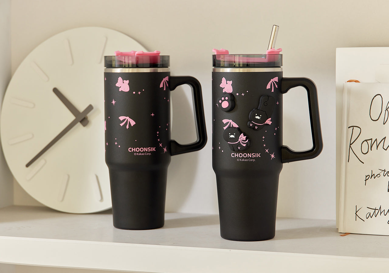 Black Magnet Tumbler - Authentic Kakao Friends from Korea | Koolseoul