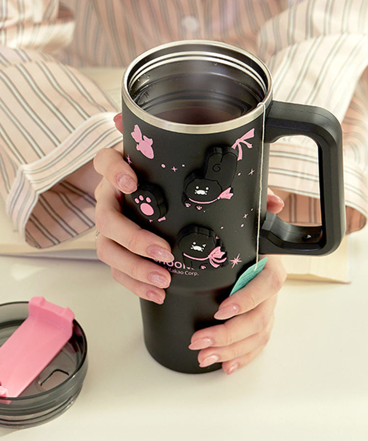 Black Magnet Tumbler - Korean kawaii Kakao Friends | Koolseoul