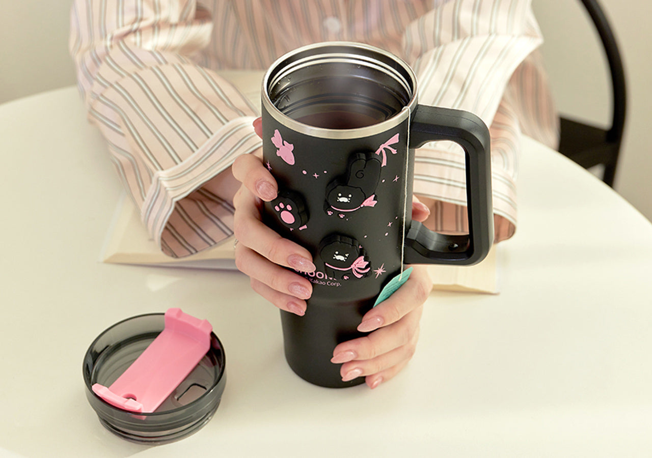Black Magnet Tumbler - Korean kawaii Kakao Friends | Koolseoul
