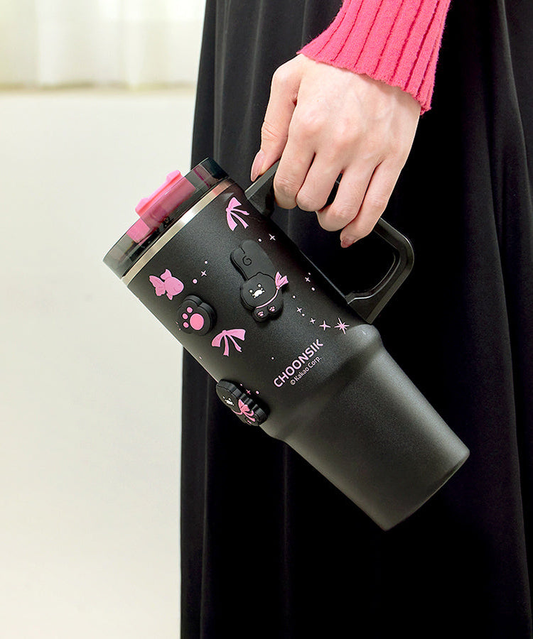 Black Magnet Tumbler - Official Kakao Friends merchandise | Koolseoul