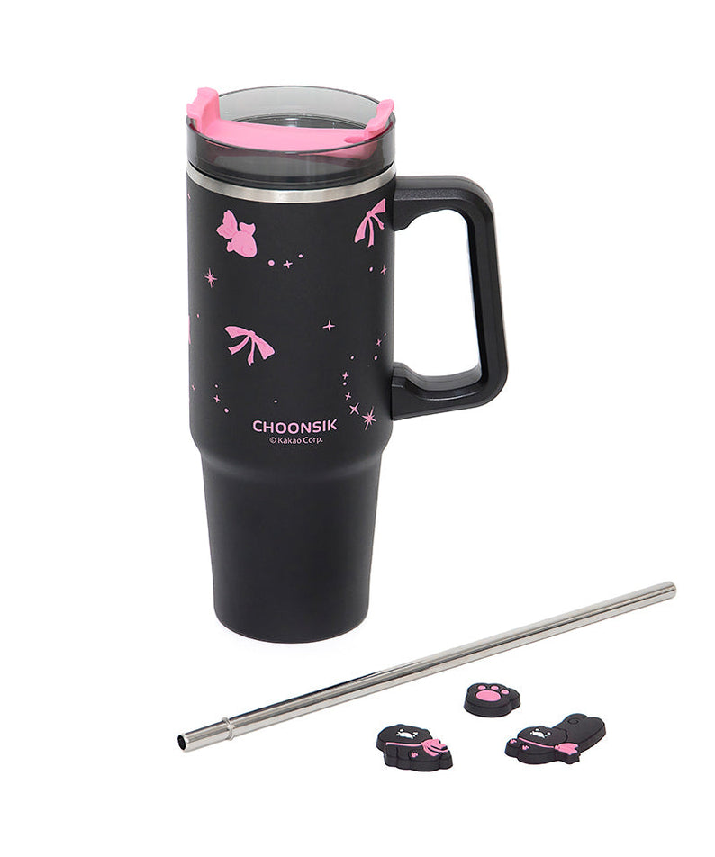 Black Magnet Tumbler - Authentic Kakao Friends from Korea | Koolseoul