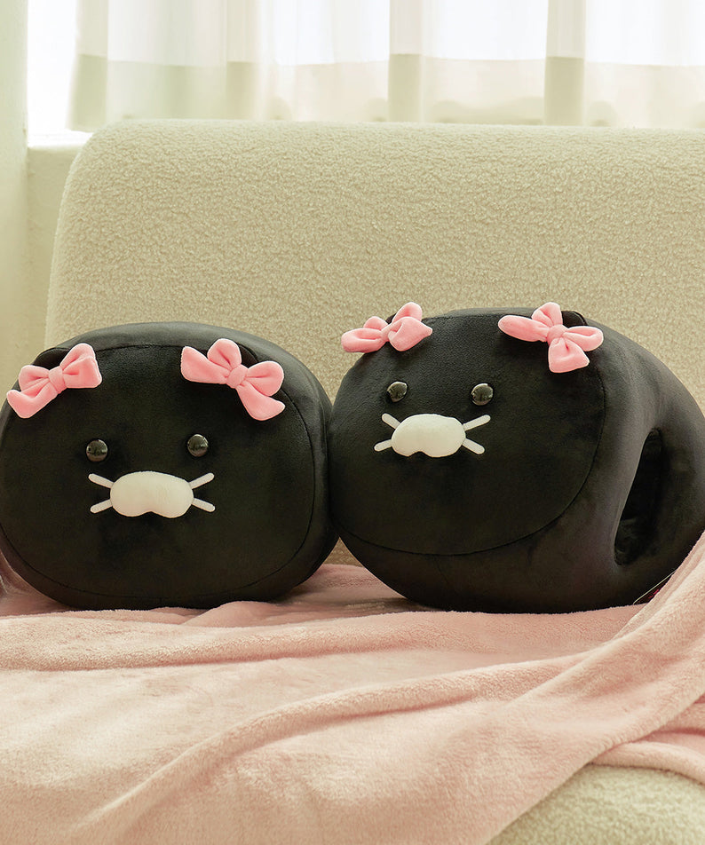 Black Cushion - Official Kakao Friends merchandise | Koolseoul