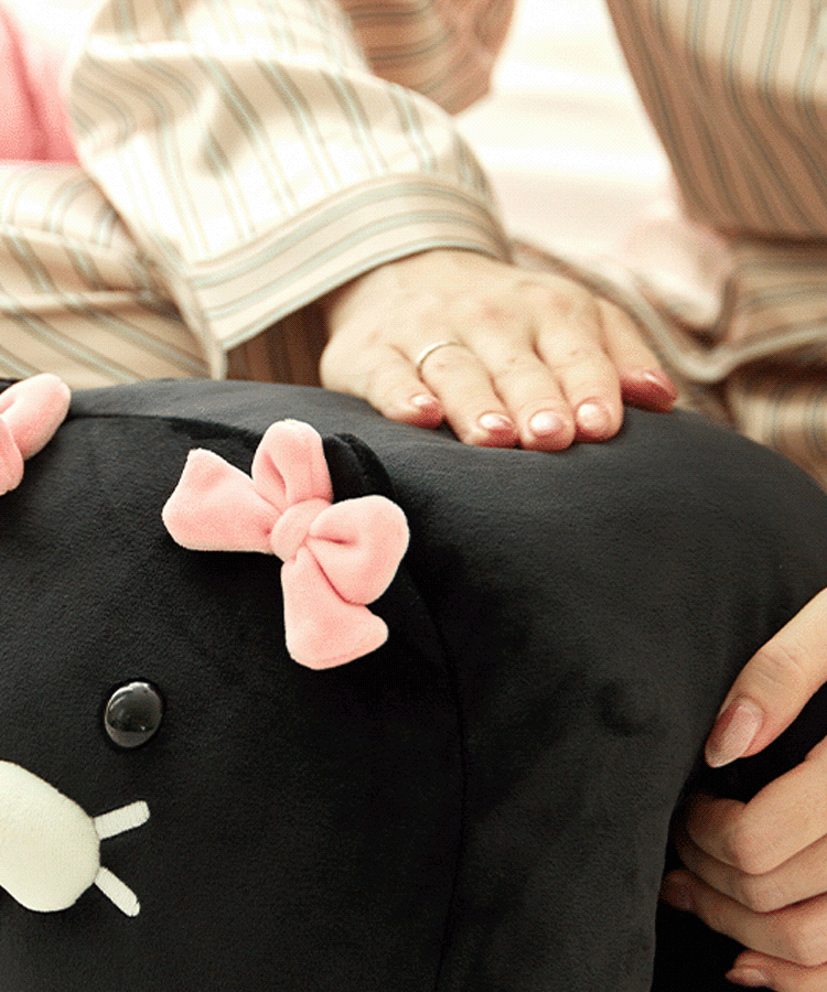 Black Cushion - Official Kakao Friends merchandise | Koolseoul