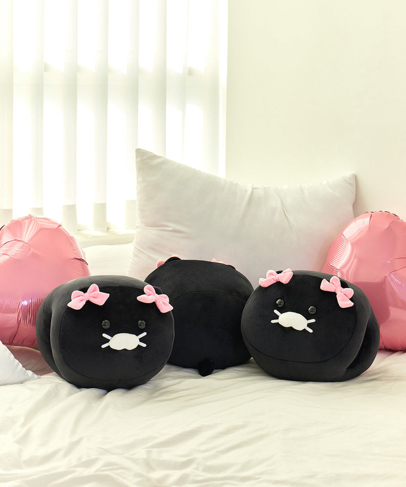 Black Cushion - Official Kakao Friends merchandise | Koolseoul