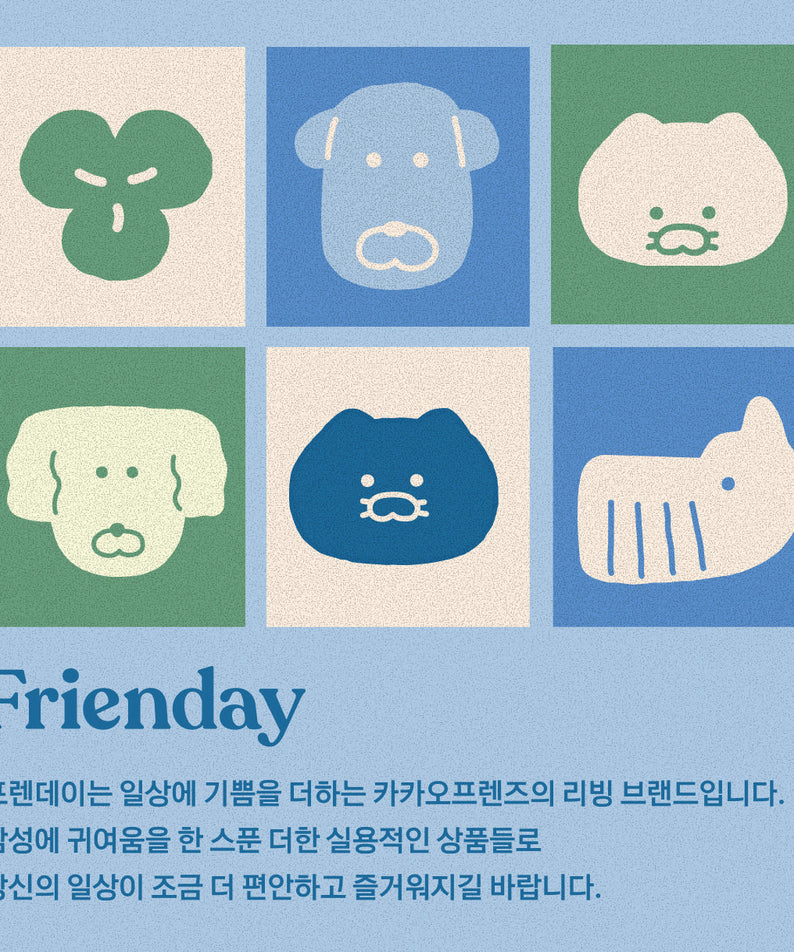 FRIENDAY Flat Cushion Chunsik - Official Kakao Friends merchandise | Koolseoul