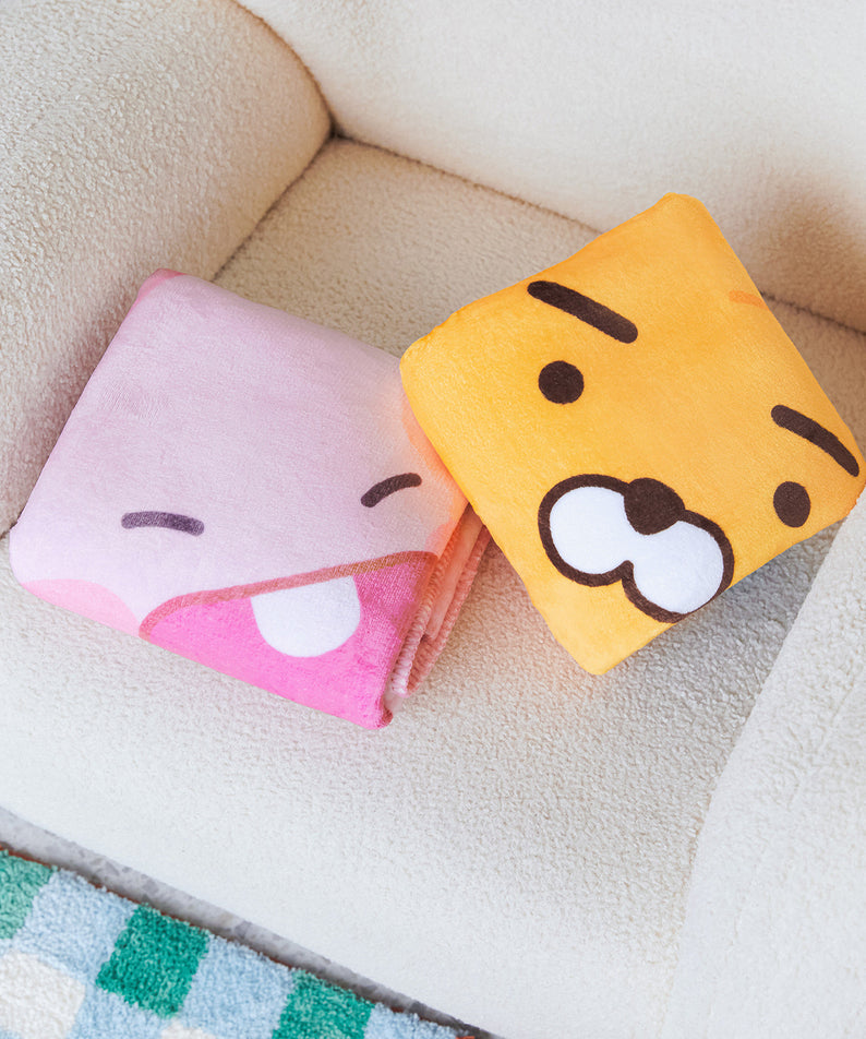 Blanket Little Apeach - Authentic Kakao Friends from Korea | Koolseoul