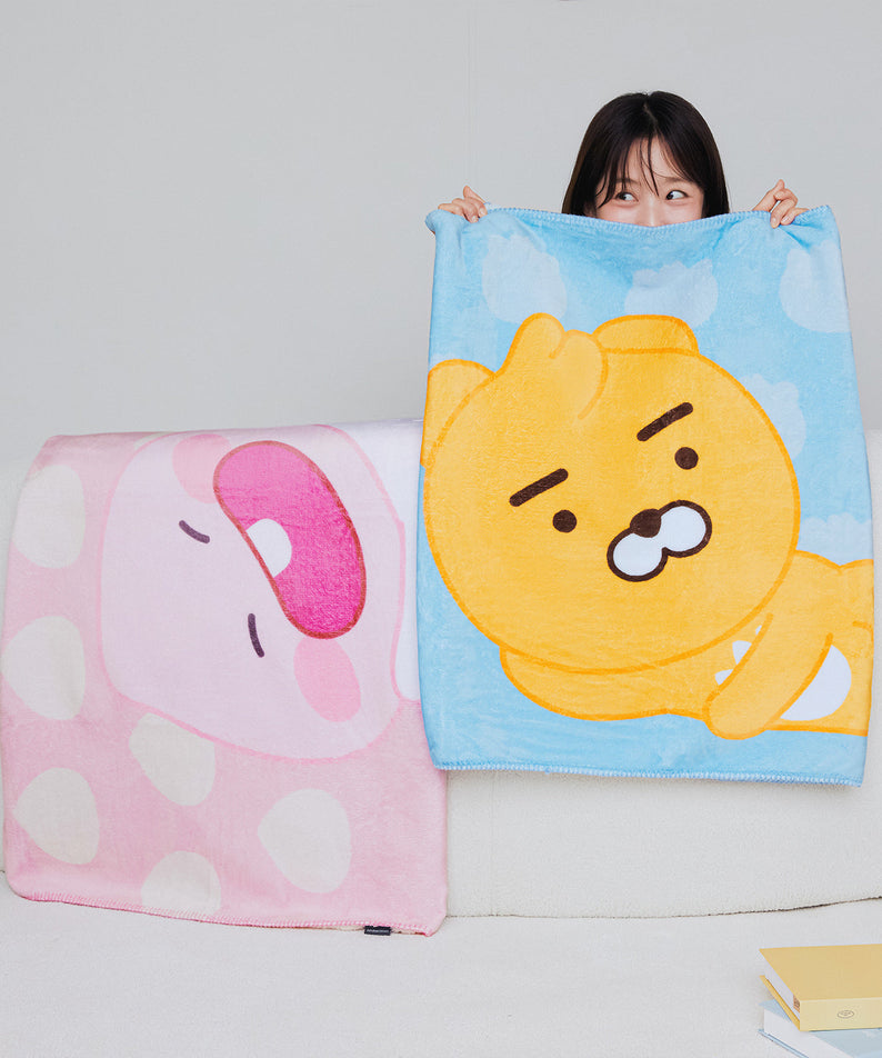Blanket Little Apeach - Korean kawaii Kakao Friends | Koolseoul