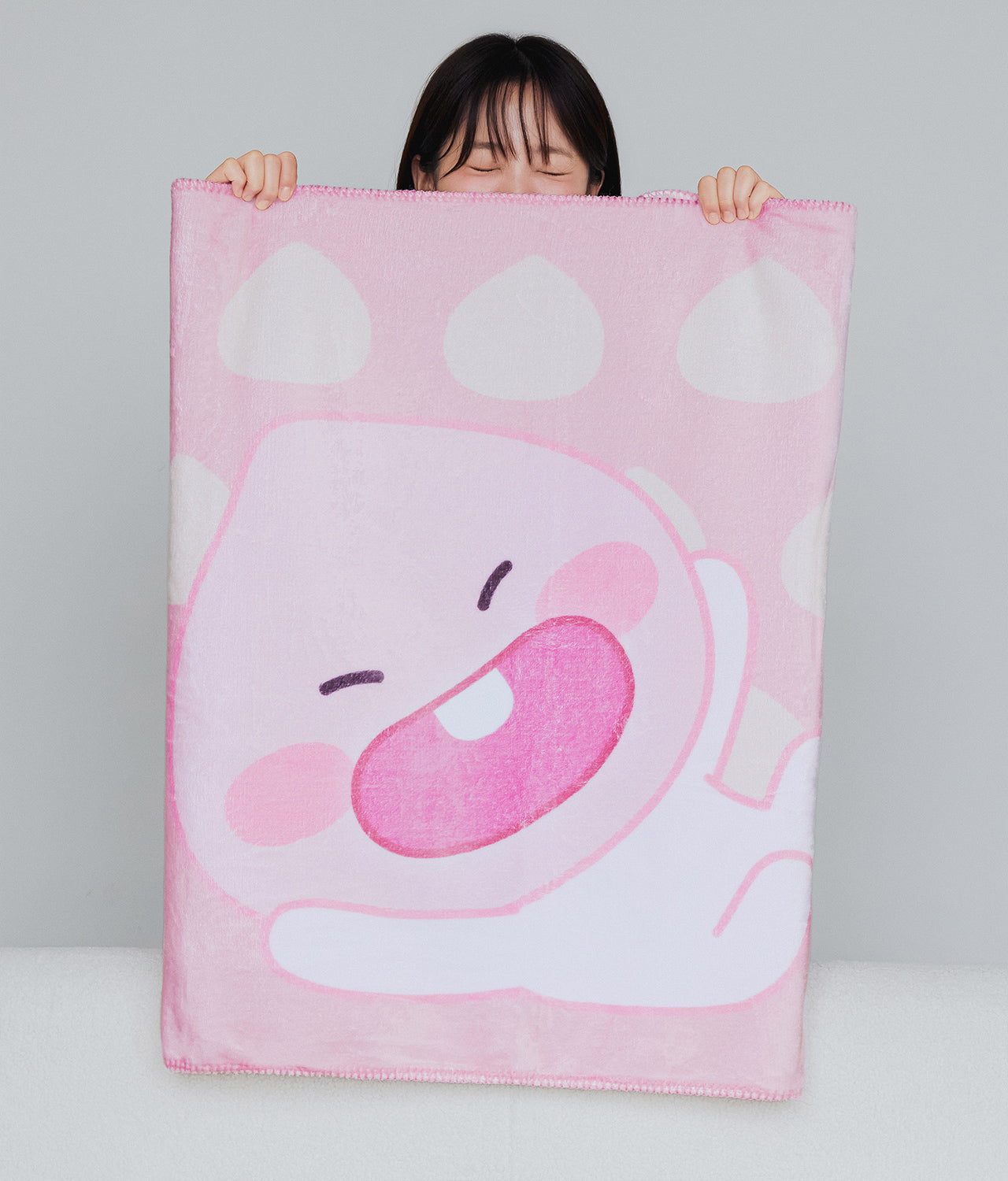 Blanket Little Apeach - Authentic Kakao Friends from Korea | Koolseoul